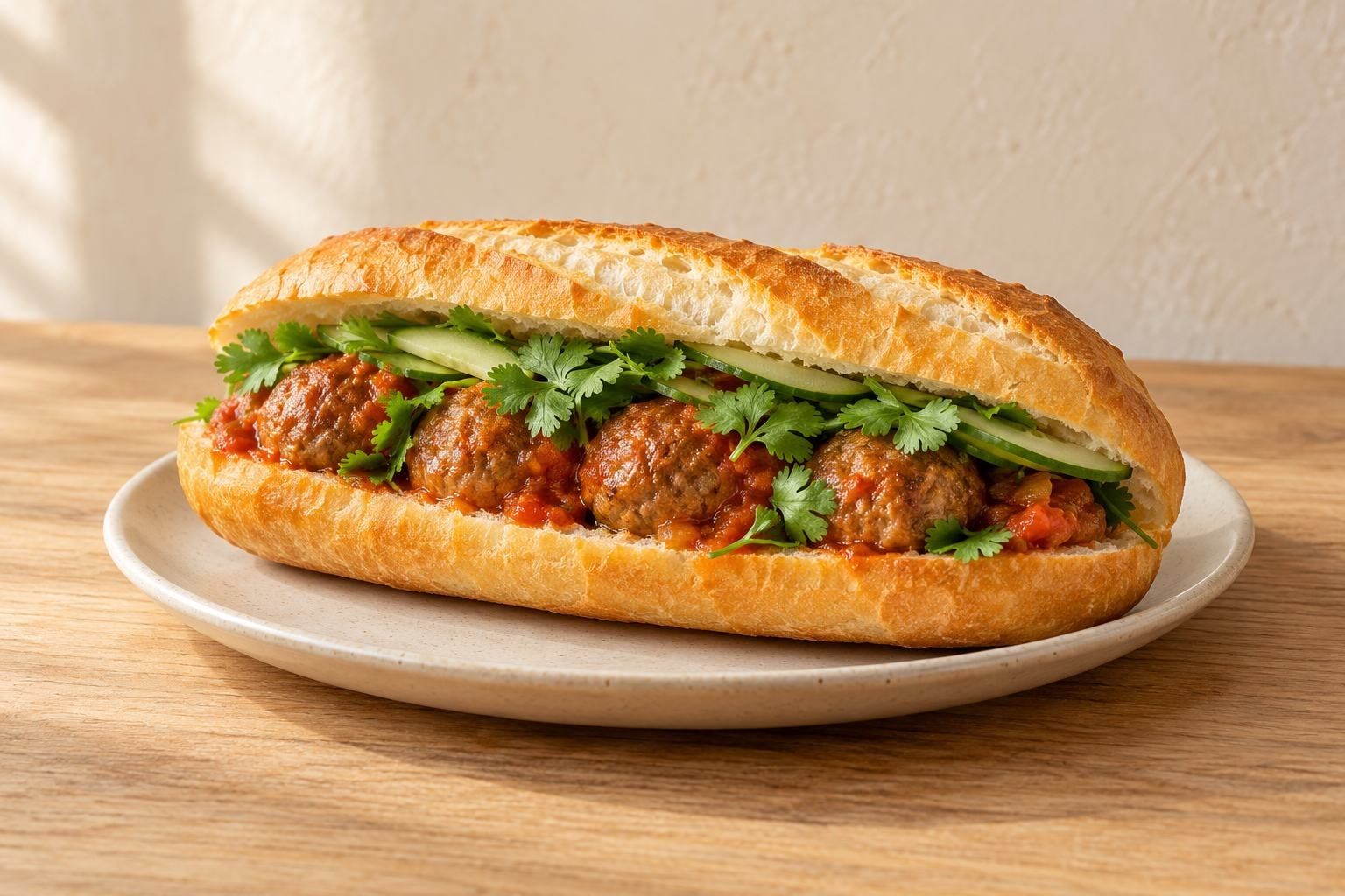Bò Né with Bánh Mì