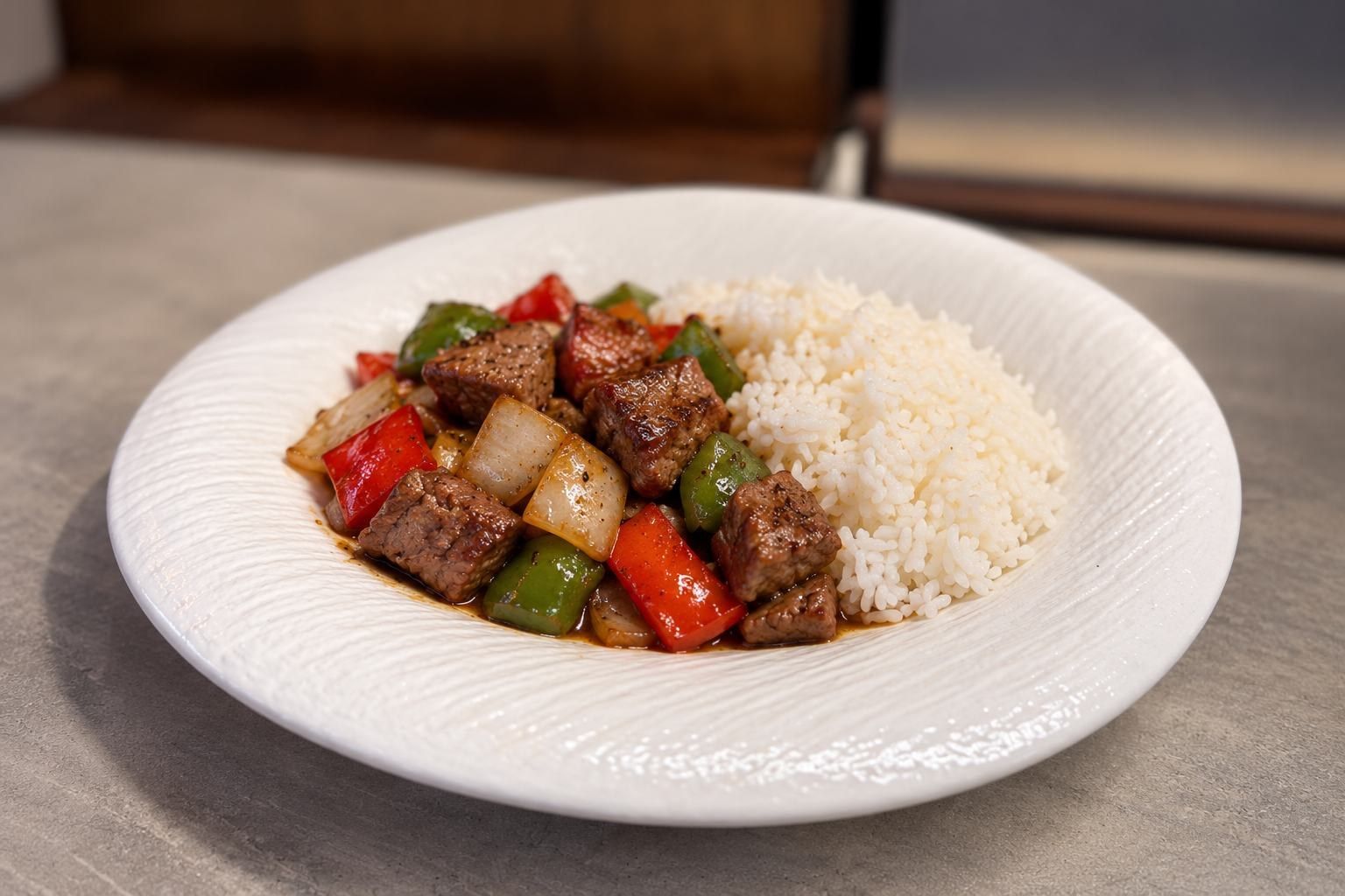 Rice & wok