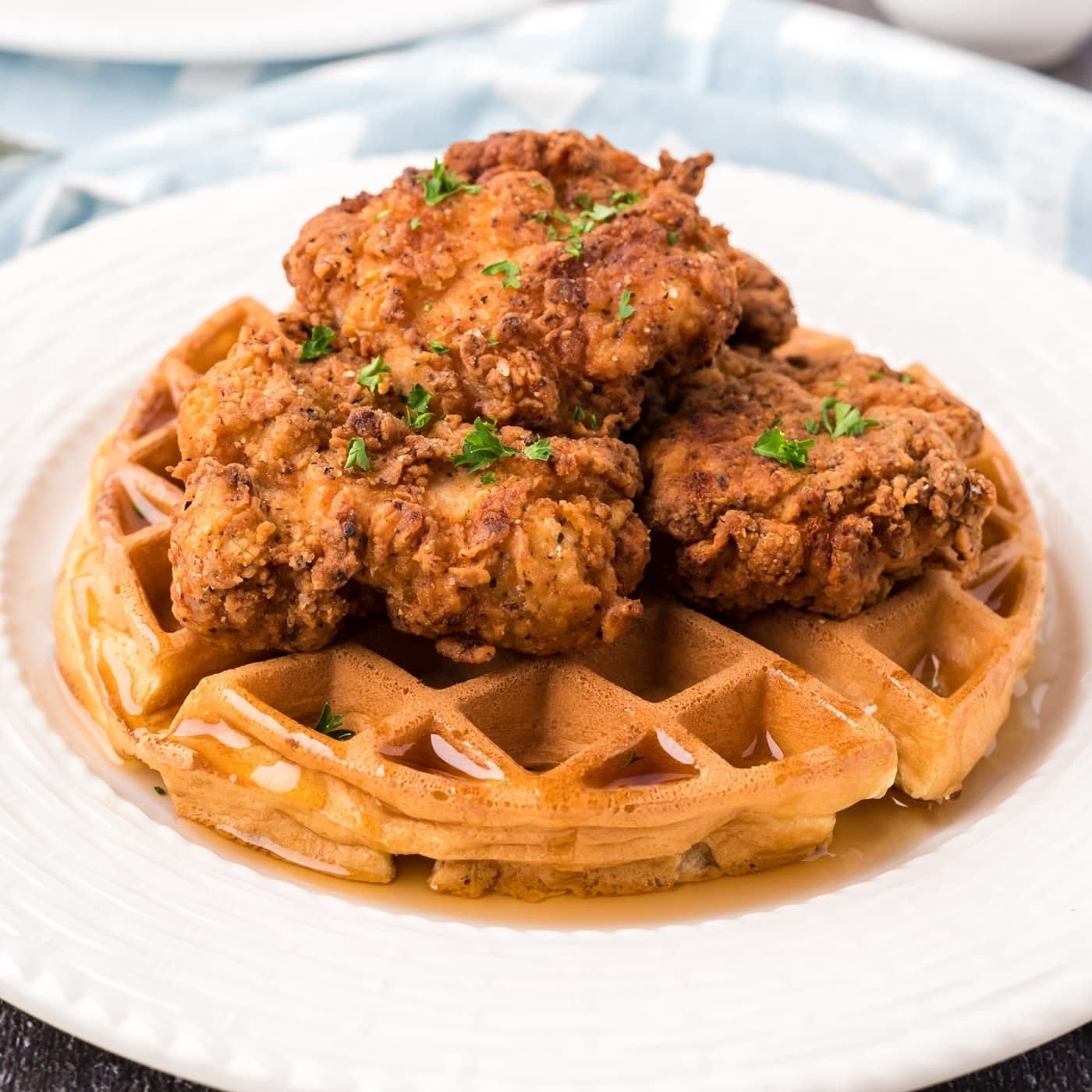 Savoury waffles